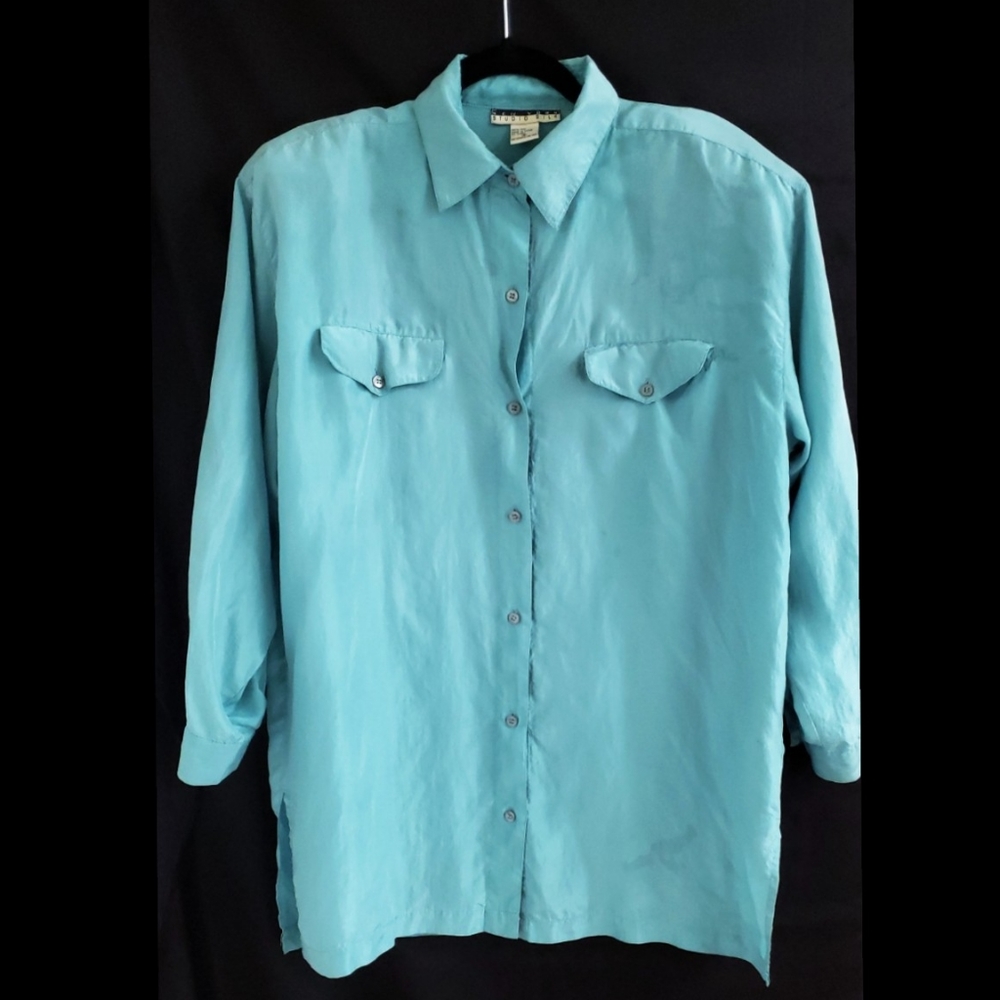 New York Studio 100%Silk Blouse